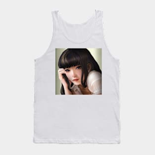 Cute portrait Tank Top